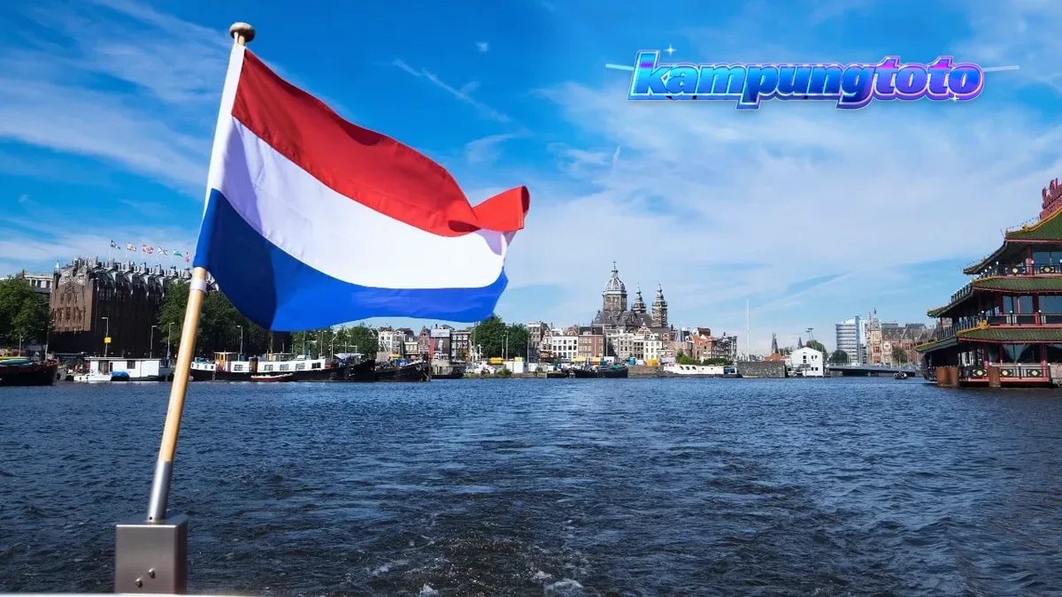 Pemandangan digital yang merepresentasikan keamanan dan regulasi dalam perjudian daring di Belanda.